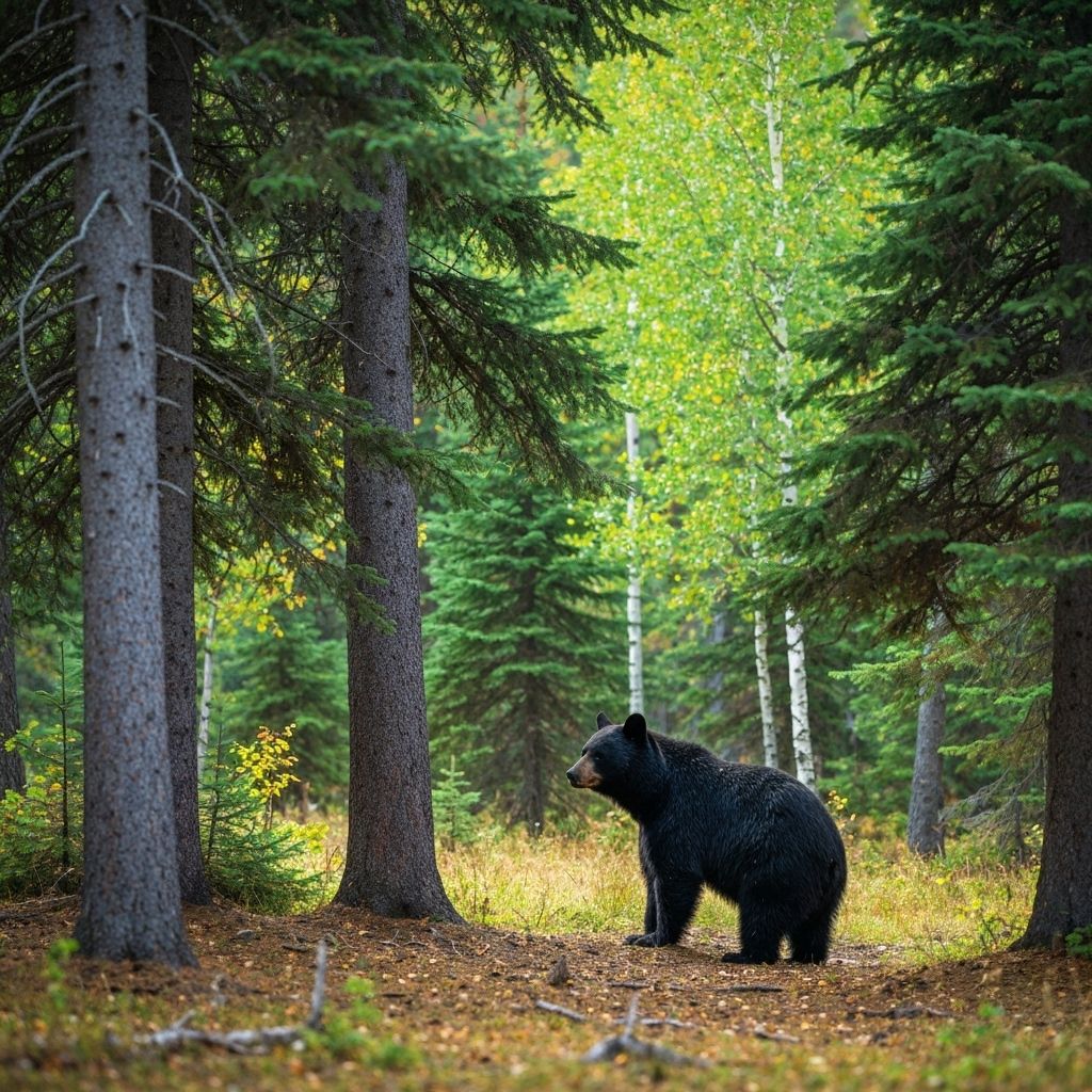 Montana wildlife in natural habitat